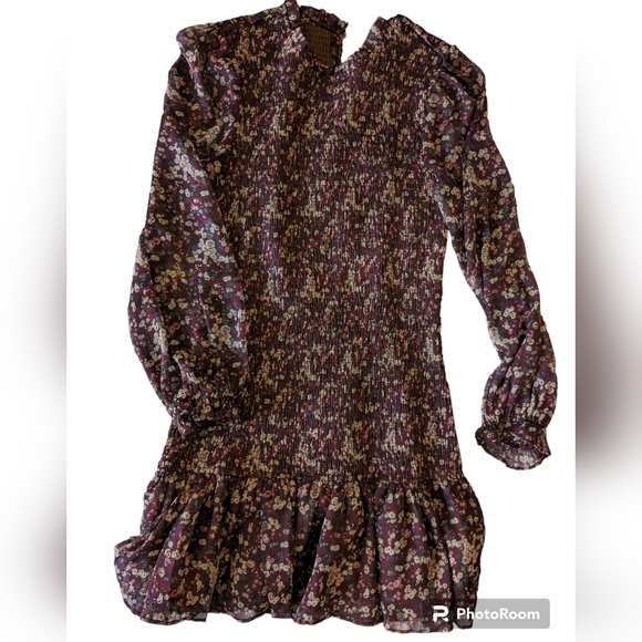 SOLD Bohme Floral Mini Dress - Picture 7 of 8